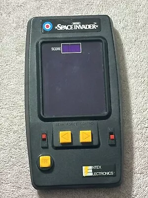 Vintage Entex Space Invader Electronic Handheld Arcade Game Tested Works Japan • $40