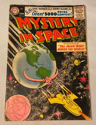 Mystery In Space 34 Sci Fi DC Comic 1956 Silver Age Science Fiction Vtg Gil Kane • $39