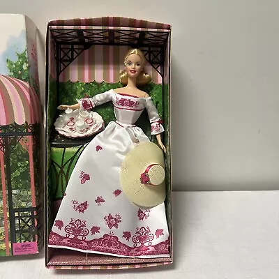 Victorian Tea Barbie Doll Caucasian 2002 Mattel New Open Box • $17