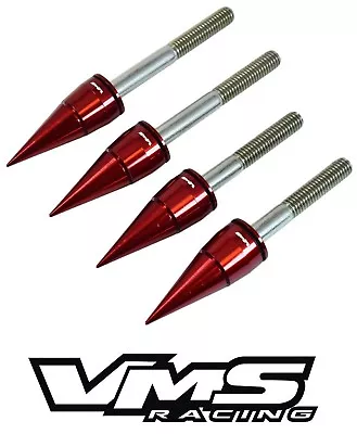 Vms Racing 6mm Red Spike Cam Cap Cup Bolt Washer Kit For Honda Acura B18 B16 • $24.95