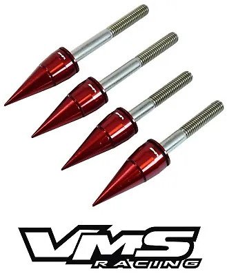 Vms Racing 6mm Red Spike Cam Cap Cup Bolt Washer Kit For Honda Prelude H22 H23 • $24.95