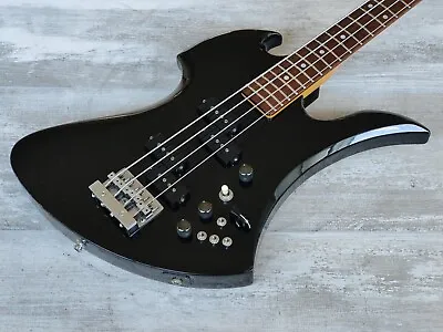 1980's BC Rich Japan NJ Series MB-20 Mockingbird Bass W/Varitone (Black) • $1495
