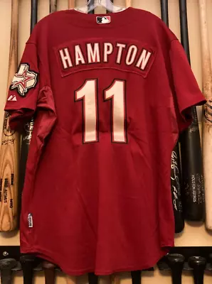 Mike Hampton - 2009 Houston Astros Game Used Red Road Jersey - Texas Patch • $219.99