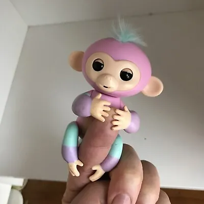 $20 • Buy WowWee Fingerlings Interactive 5  Baby Monkey-(Pink, Green, Purple) TESTED WORKS