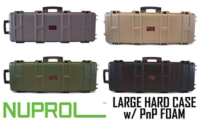 £114.99 • Buy Nuprol Large Hard Case PnP Foam Airsoft/Paintball Rifle Storage Free UK Postage