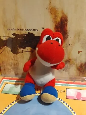 Rare Vintage 1999 Nintendo Red Yoshi Toysite Stuffed Plush Doll With Tush Tag • $14.99