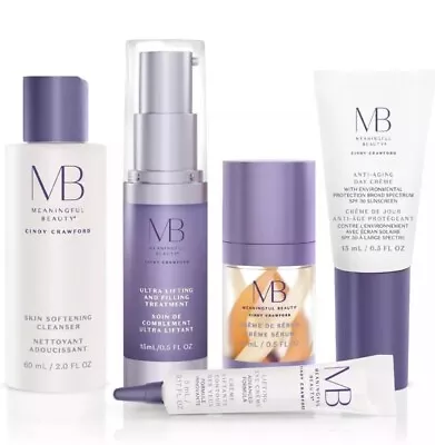 Meaningful Beauty Anti-Aging Daily Skincare 5 Piece Travel Size Set 5/24 • $33.96