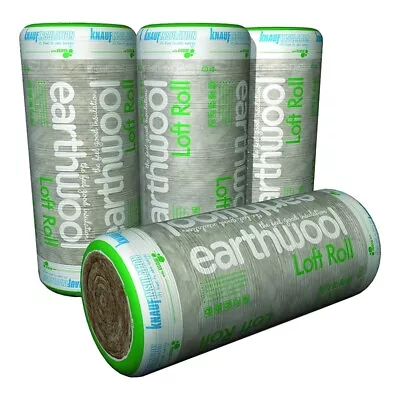 £549 • Buy 200mm Knauf Crown Loft Roll (6.84m2 Packs) - 15 Pack Deal To Cover 102.6m2