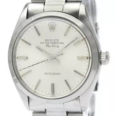 Vintage ROLEX Air King 5500 Stainless Steel Automatic Mens Watch BF561268 • $4740
