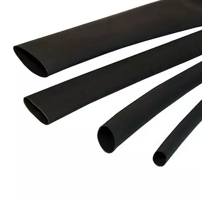 £1.70 • Buy Heat Shrink Tube Various Sizes & Lengths Black Sleeving Car Wire Wrap Heatshrink
