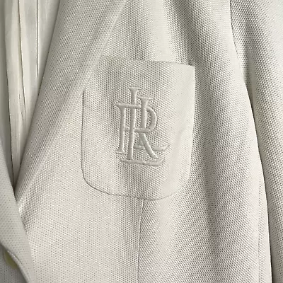 Lauren Ralph Lauren Womens Blazer XL Preppy Off White Jacket • £119.66