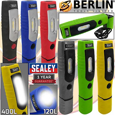 SEALEY SMD LED Work Light Torch Li-Ion Rechargeable Cordless Inspection Lamp • £37.95