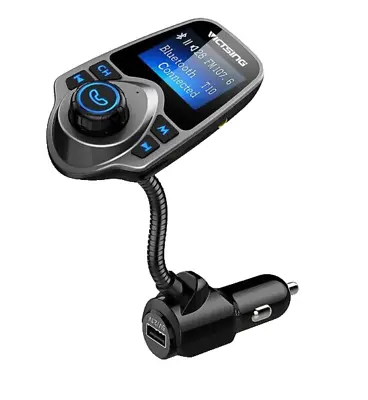 VicTsing T10 Wireless Bluetooth Adapter FM Transmitter W/ USB For Car Truck SUV • $15.95