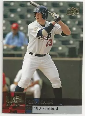 Jeff Malm 18U-Infield USA Baseball 2009 Upper Deck Y3DVC Trading Card  • $0.99