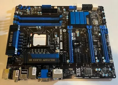 MSI Z77A-GD65 LGA 1155 Used Intel Motherboard + 4GB 1333MHz DDR3 DIMM • $100