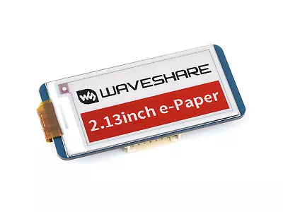 Waveshare 2.13inch E-Paper Display HAT For Raspberry Pi 212x104 SPI  • $13.91