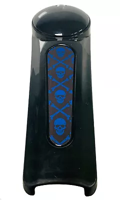 Blue Skull & Crossbones Metal Dash Panel Insert Fit Street Glide & Road Glide  • $24.99