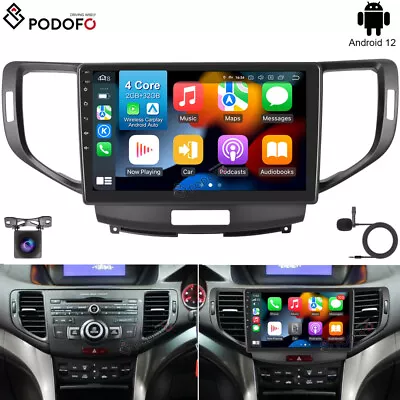 9  Android 12 Auto Carplay Car Stereo Radio GPS For Honda Accord Euro 2008-2015 • $252.99