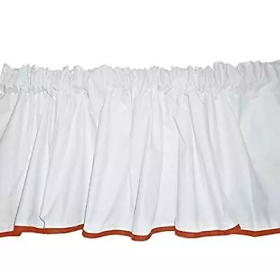 Baby Doll Bedding Forever Mine Junior Window Valance Orange • $30.39