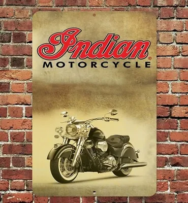 Indian Motorcycle 8”x12” Sign Metal Tin Aluminum • $12.75