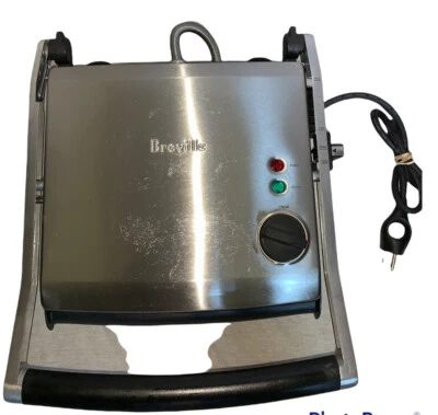 $45.99 • Buy Breville Panini Sandwich Press & Grill BGR200XL Stainless Steel Non Stick Works