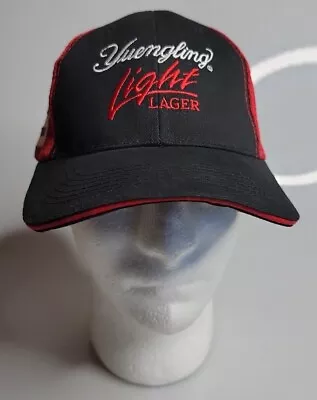 Yuengling Light Lager Ty Dillon 3 Mens Hat Cap Black Red Mesh Strapback • $7.95