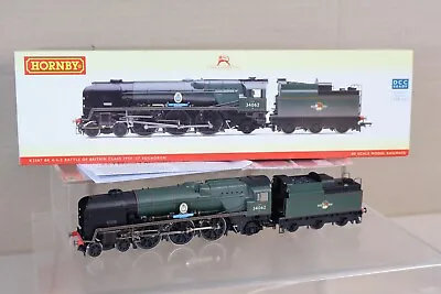 HORNBY R2587 BR 4-6-2 BATTLE Of BRITAIN CLASS LOCOMOTIVE 34062 17 SQUADRON Oj • £194.50