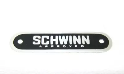 Schwinn Original Factory Seat Badge Aluminium Laminate Vintage! - New - NOS • $4