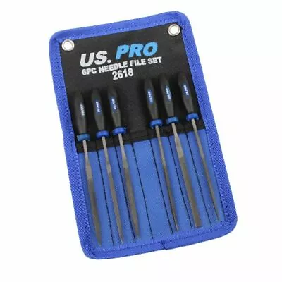 US PRO Needle File Set 6 Piece 140mm 2618 • £5.95