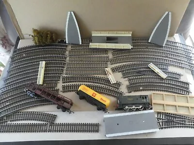 Hornby Triang Shunter Track Platform Wagons Job Lot Used 00 Gauge Model Railway • £19.99