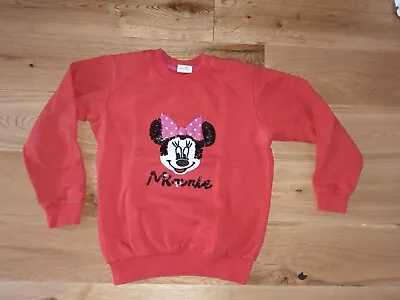 9-10 Years Red Minnie Mouse Jumper • £2