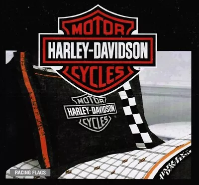 $29.95 • Buy Harley Davidson Racing Flag Pillow Shams-Bulk Pack Of 24 Shams