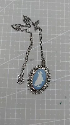 £35 • Buy Vintage Wedgewood Jasper Ware Pendant Necklace JW