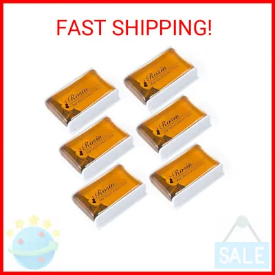 Rosin Violin Rosin [6 Pack] Cello Viola Rosin For Violin Bow Light Low Dust Re • $8.49