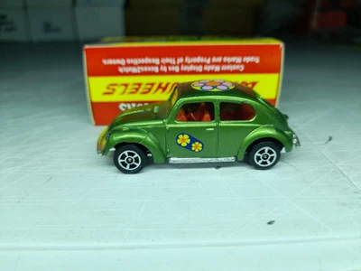 £15.99 • Buy Corgi Juniors Whizzwheels Vw 1300 Dark Green Red Interior And Chrome Base..