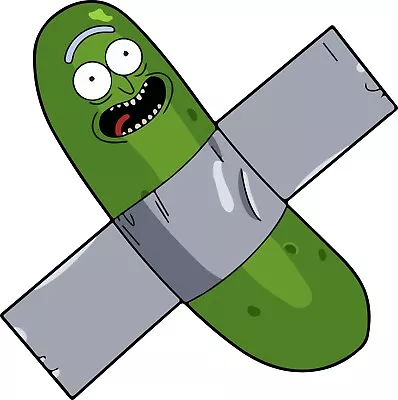 Pickle Rick Tape 3m Sticker Decal Rick Sanchez Rick And Morty Truck Window Car • $2.49