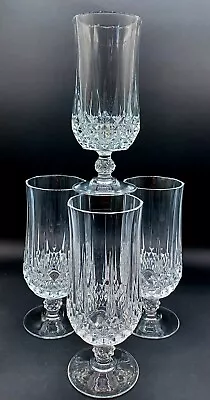 Christal D'Arques Longchamp Set Of 4 Boxed Set Of Iced Tea Glasses 7  • $34.20