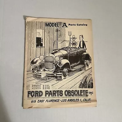 Ford Parts Obsolete Model A Parts Catalog 1962 Vintage NHRA SCTA • $29.99
