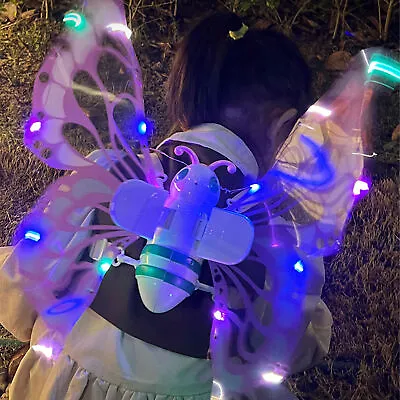 Electric Butterfly Wings Moving Wings Fairy Wings With LED Lights For Girls • $21.92