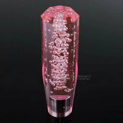 JDM Universal Octagon Crystal VIP Style Manual MT Shifter Shift Knob 150mm PINK • $19.99