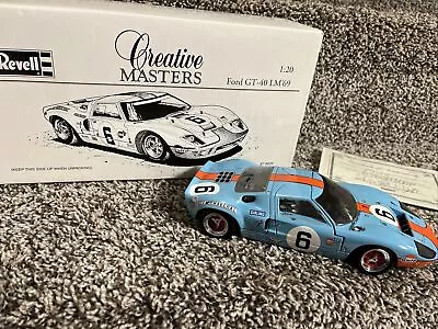 2000 Revell Creative Masters Ford GT40 #6 LeMans 1969 1:20 Scale Rare! NEW! • $219.99