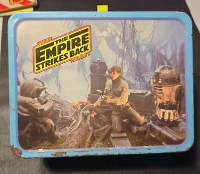 1980 STAR WARS The Empire Strikes Back Vintage Metal Lunchbox No Thermos • $69.69