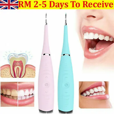 £7.39 • Buy Electric Sonic Dental Scaler Plaque Tartar Calculus Remover Tooth Stains Tools