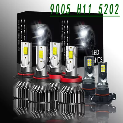 Parts LED Headlight Bulb Fog Light 6000K For Chevy Silverado 1500 2500 3500HD • $47.99