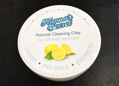 NANNA'S SECRET NATURAL CLEANING CLAY For All Surfaces  Chemicals Free Lemon 🍋 • £13.95