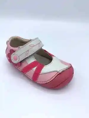 Umi Cassia Pink Girl's Soft Leather Shoes • £15.99