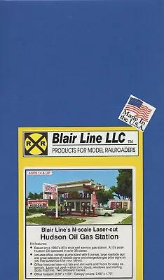N Scale Blair Line 1002 Hudson Oil Gas Station Kit • $29.70