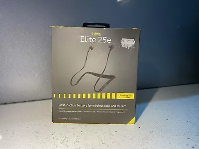 Genuine Jabra Elite 25e In-Ear Wireless Bluetooth Neckband Headphones #NS • $333