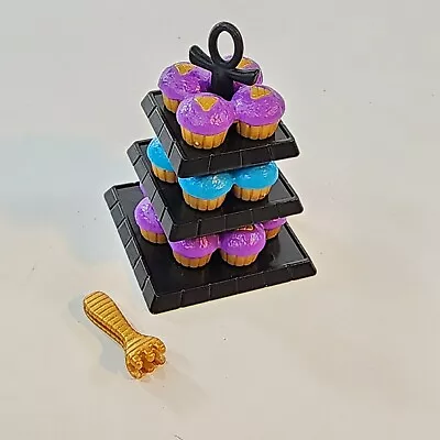 Monster High Cleo Monster Ball 2023 - Cupcakes Tower & Tongs • $4.99