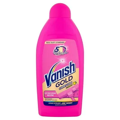 Vanish Gold Carpet Care & Upholstery Vacuum Up Shampoo Cleaner Lemon - 500ml • £6.99